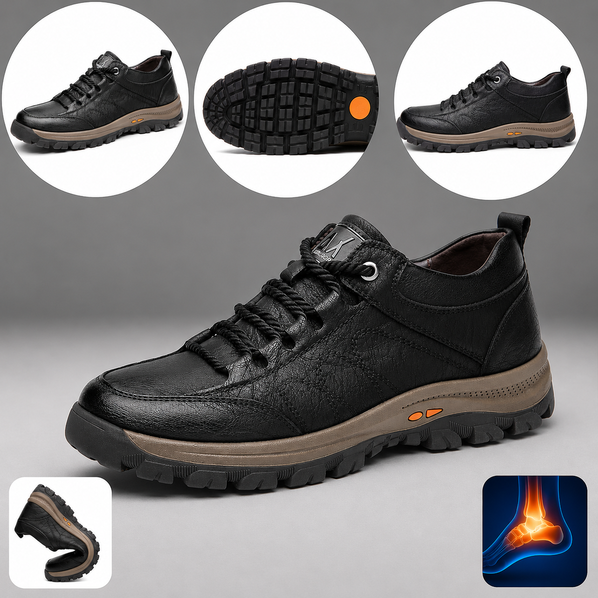 🎉 50% de descuento hoy: ¡no te lo pierdas! 🔥 Marca australiana premium ✅ Zapatos ortopédicos de cuero auténtico: suaves, cómodos y con excelente soporte 🦶 Alivian el dolor de pies.