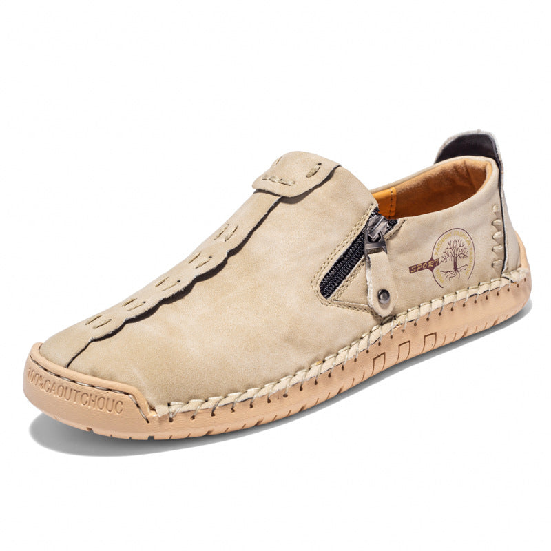 Zapatos ortopédicos cómodos y informales — piel de vacuno italiana mate, con soporte para el arco