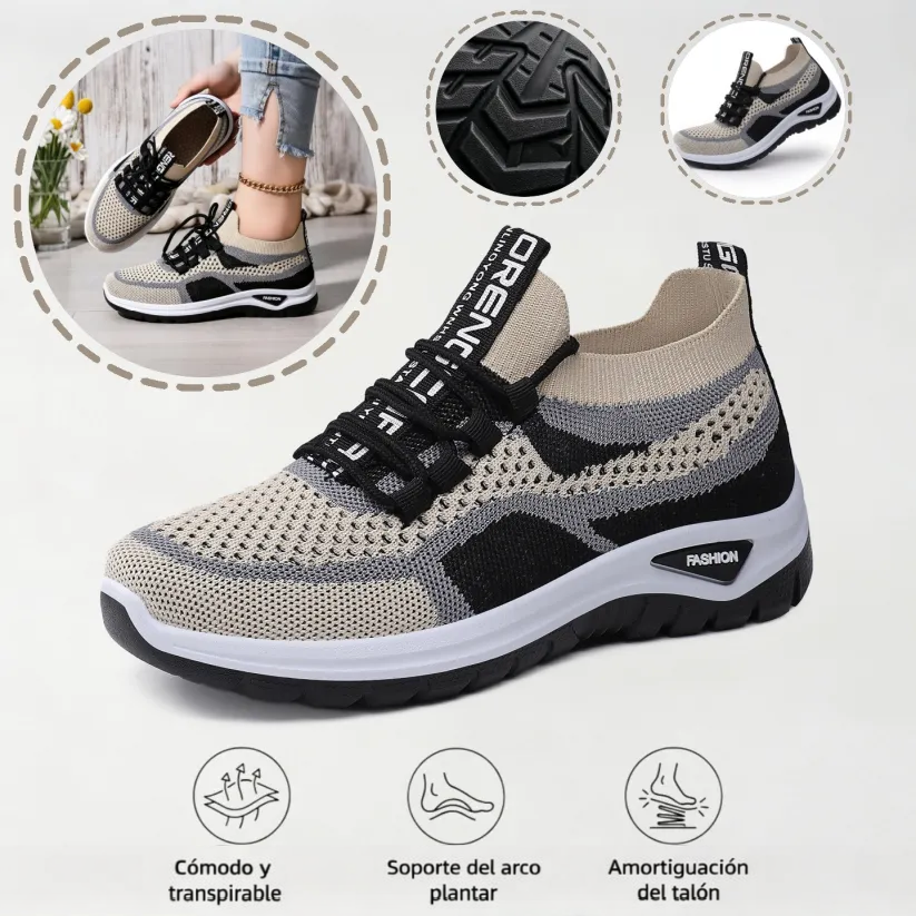 【🎁Último día con un 50 % de descuento, ¡no te lo pierdas!】Zapatos ortopédicos ergonómicos con soporte para el arco del pie✅️, que permiten caminar sin dolor👞