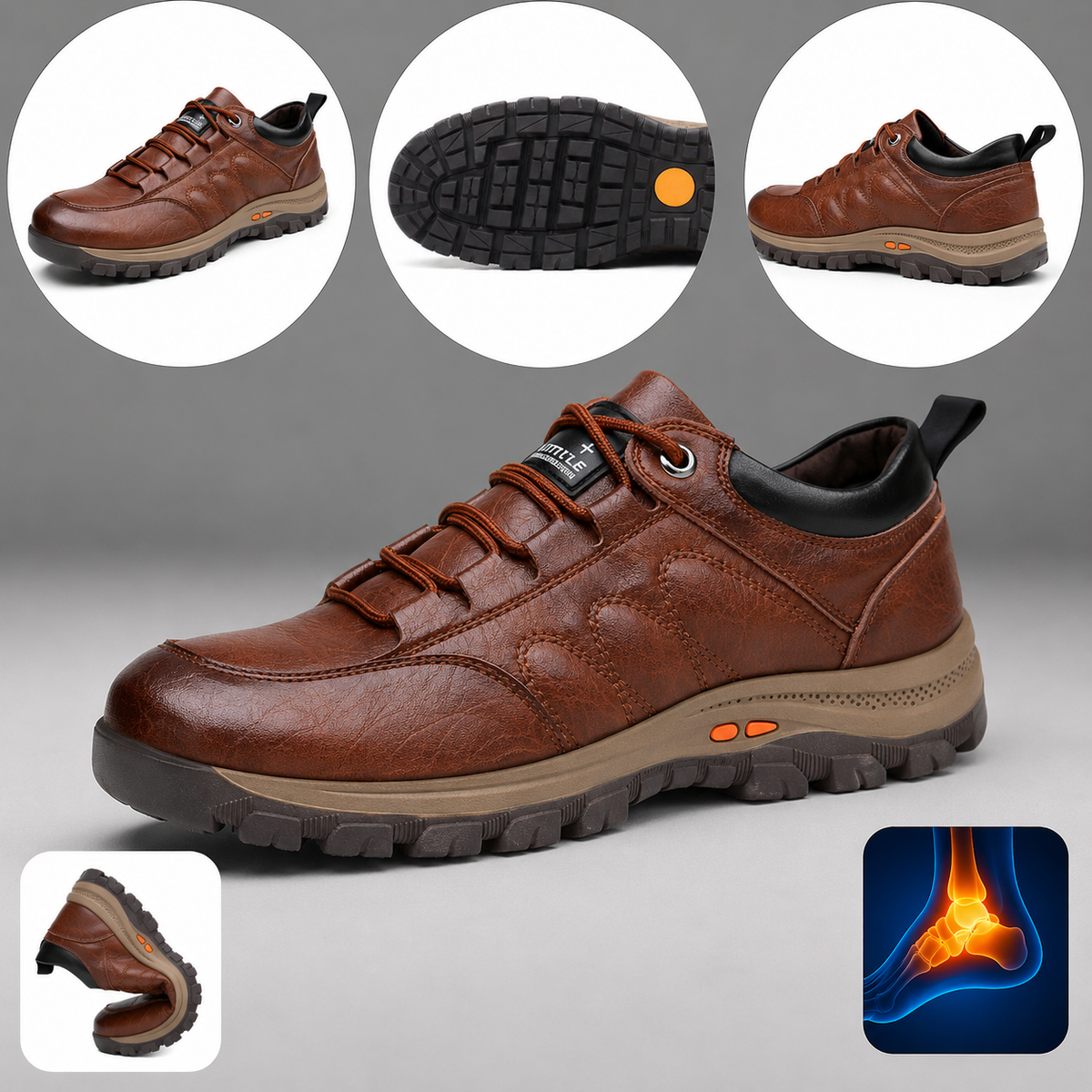🎉 50% de descuento hoy: ¡no te lo pierdas! 🔥 Marca australiana premium ✅ Zapatos ortopédicos de cuero auténtico: suaves, cómodos y con excelente soporte 🦶 Alivian el dolor de pies.