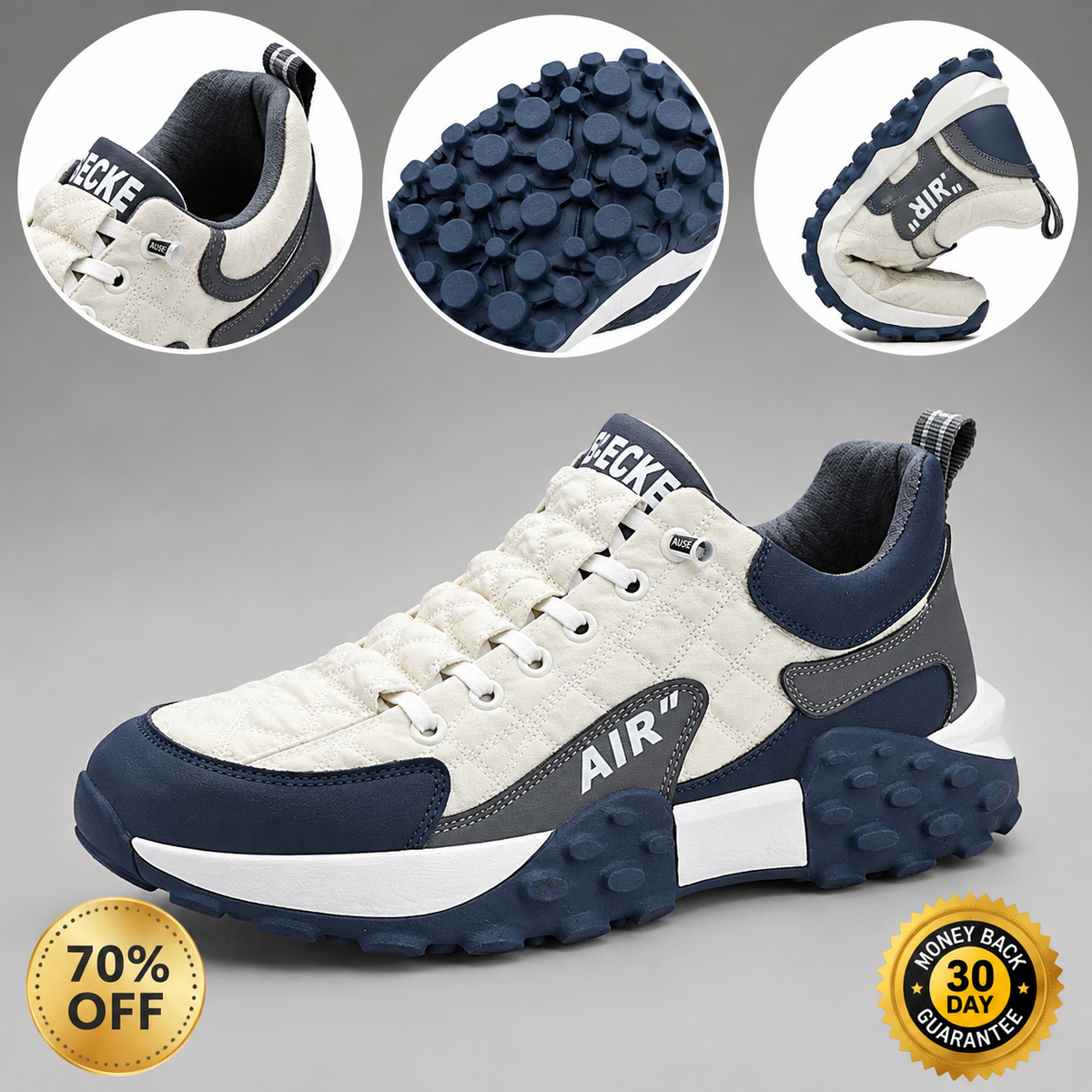 ¡Último día! ¡50% de descuento! ✅ Calzado ortopédico diseñado para personas con problemas en los pies, orientado a aliviar el dolor de espalda, articulaciones y pies.