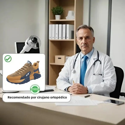 ¡Último día! ¡50% de descuento! ✅ Calzado ortopédico diseñado para personas con problemas en los pies, orientado a aliviar el dolor de espalda, articulaciones y pies.