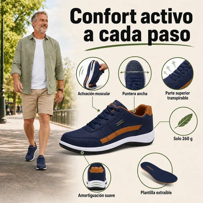 🔥 ¡Último día! ¡70% de descuento! ✅ Calzado ortopédico diseñado específicamente para personas con problemas en los pies; ofrece soporte para el arco y alivia el dolor de espalda, articulaciones y pies.