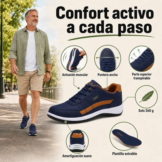 🔥 ¡Último día! ¡70% de descuento! ✅ Calzado ortopédico diseñado específicamente para personas con problemas en los pies; ofrece soporte para el arco y alivia el dolor de espalda, articulaciones y pies.