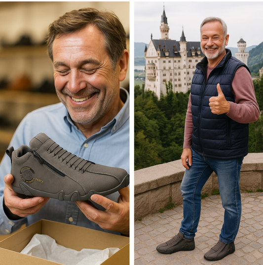 Zapatos ortopédicos cómodos para el trabajoa
