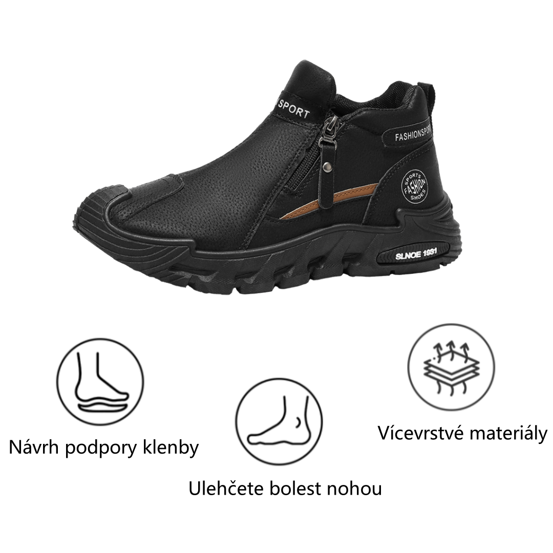 【⏰Hoy, 70 % de descuento - la oferta termina pronto🔥】Calzado de senderismo antideslizante BlanKona®: fabricado en piel de vacuno italiana, con soporte para el arco, cómodo y resistente, ¡alivia las molestias en los pies!