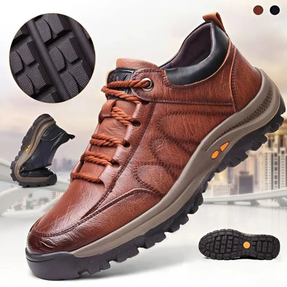 🎉 50% de descuento hoy: ¡no te lo pierdas! 🔥 Marca australiana premium ✅ Zapatos ortopédicos de cuero auténtico: suaves, cómodos y con excelente soporte 🦶 Alivian el dolor de pies.