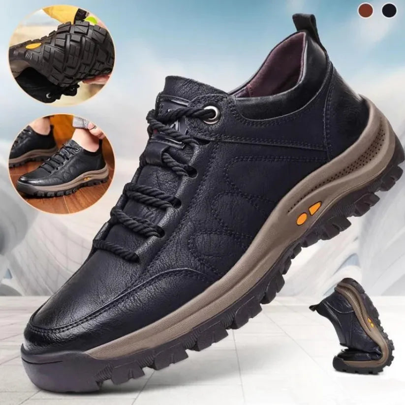 🎉 50% de descuento hoy: ¡no te lo pierdas! 🔥 Marca australiana premium ✅ Zapatos ortopédicos de cuero auténtico: suaves, cómodos y con excelente soporte 🦶 Alivian el dolor de pies.