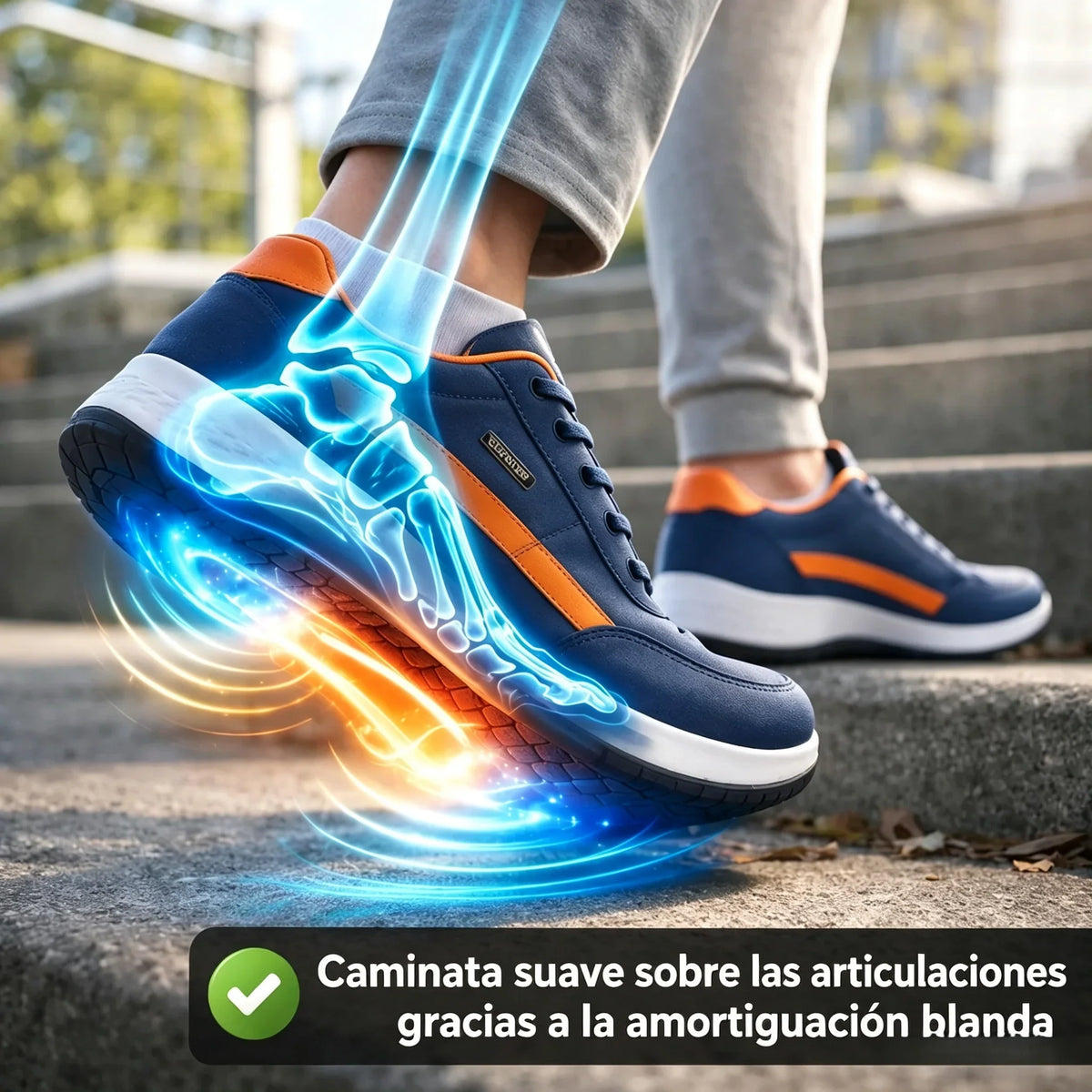 🔥 ¡Último día! ¡70% de descuento! ✅ Calzado ortopédico diseñado específicamente para personas con problemas en los pies; ofrece soporte para el arco y alivia el dolor de espalda, articulaciones y pies.