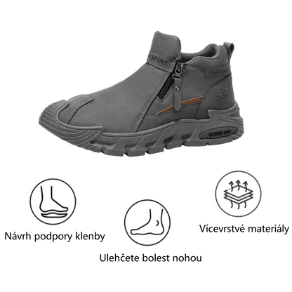 【⏰Hoy, 70 % de descuento - la oferta termina pronto🔥】Calzado de senderismo antideslizante BlanKona®: fabricado en piel de vacuno italiana, con soporte para el arco, cómodo y resistente, ¡alivia las molestias en los pies!