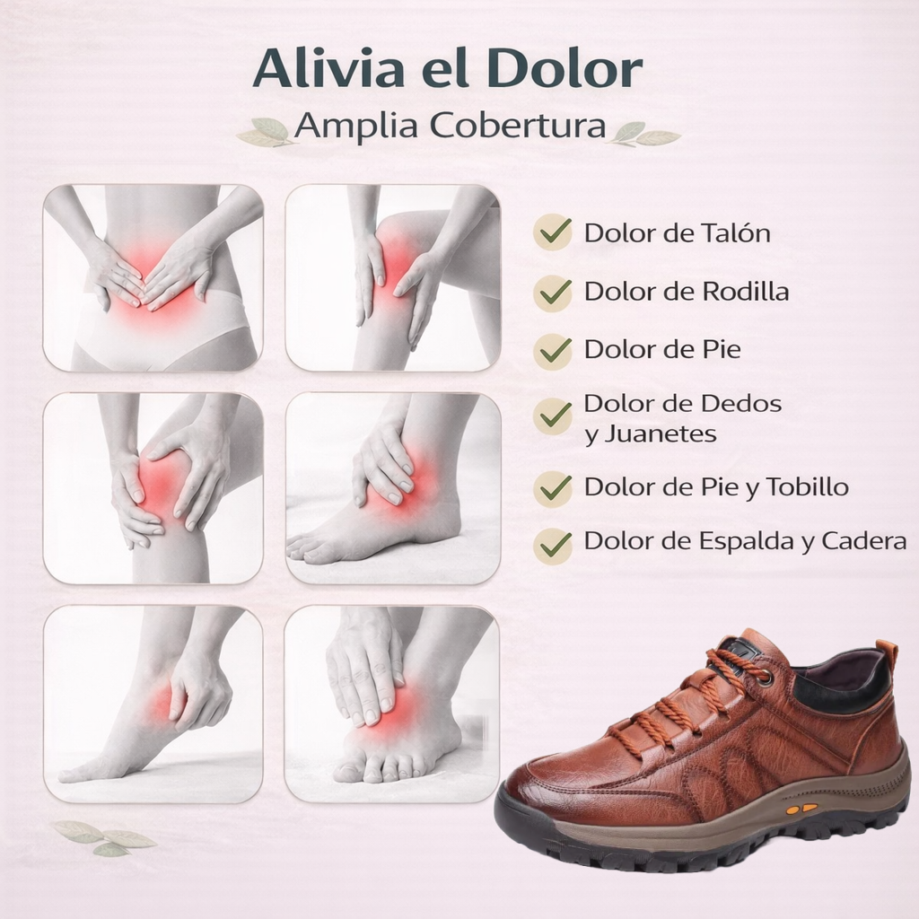 🎉 50% de descuento hoy: ¡no te lo pierdas! 🔥 Marca australiana premium ✅ Zapatos ortopédicos de cuero auténtico: suaves, cómodos y con excelente soporte 🦶 Alivian el dolor de pies.