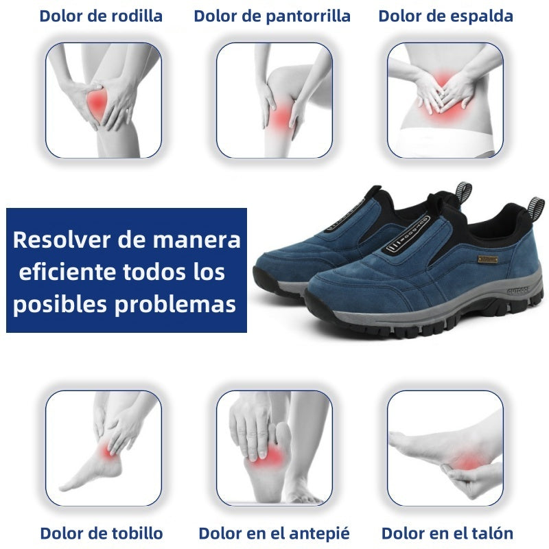 🔷 50 % de descuento hoy ⬛⏰ Textura de gamuza mate de primera calidad; marca australiana de lujo; suaves y cómodos; fáciles de poner y quitar 🦶 Calzado ergonómico correctivo para caminar