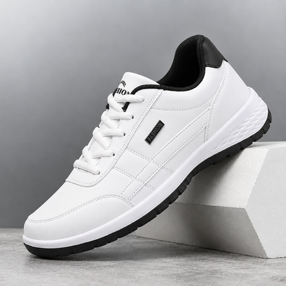 🎁 Oferta especial: 50% de descuento 🎁 Zapatos ortopédicos de cuero auténtico para hombre — Cosidos a mano 👟 Impermeables y antideslizantes ✅ Soporte para el arco — Caminar con comodidad