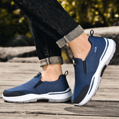 🔥 Zapatos ortopédicos con diseño ergonómico ⏰ Zapatos de lona ligeros y transpirables 👞 Proporcionan sujeción al arco del pie para caminar sin dolor
