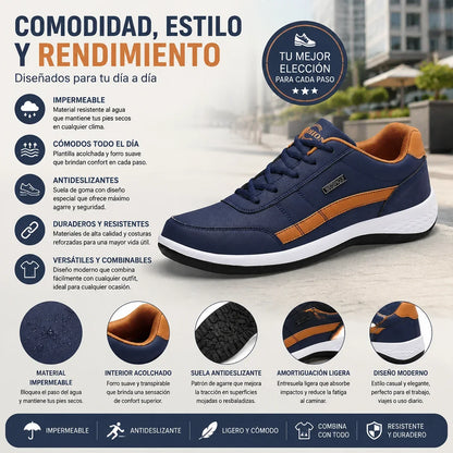 🔥 ¡Último día! ¡70% de descuento! ✅ Calzado ortopédico diseñado específicamente para personas con problemas en los pies; ofrece soporte para el arco y alivia el dolor de espalda, articulaciones y pies.