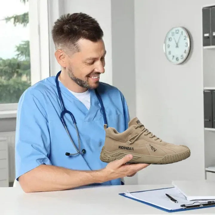 [⏰50% de descuento hoy – No te lo pierdas] Zapatos ortopédicos con diseño ergonómico - Cuero premium + cosidos 👞 a mano